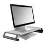 Kantek Monitor Riser MDF and Steel, Gray and Black 22" Wide MS725